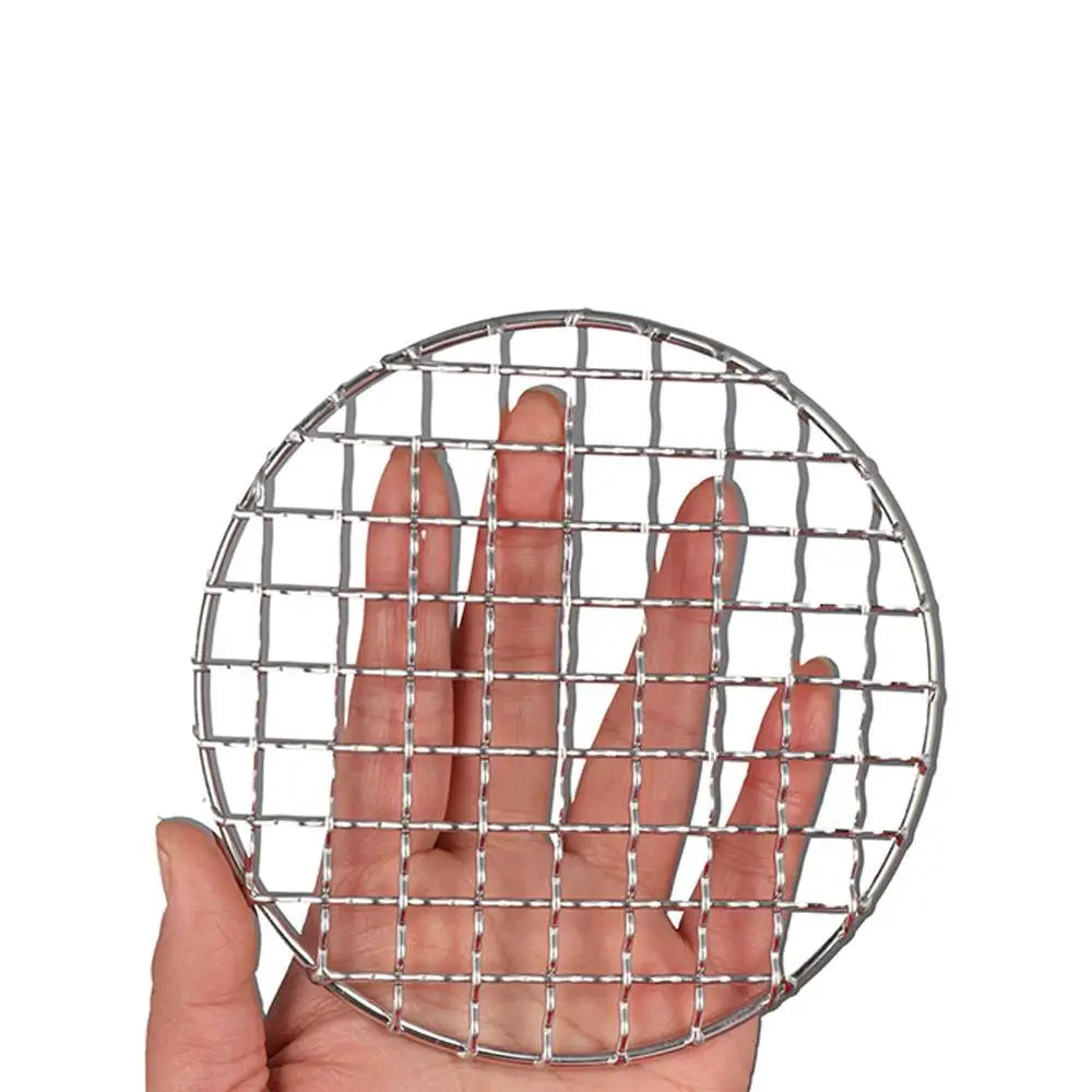 Camping Accessories Grill Accessories Firewood Rack Mat Cooking Mesh Pads Camping Grill Grate Barbecue Net Grilling Fire Rack