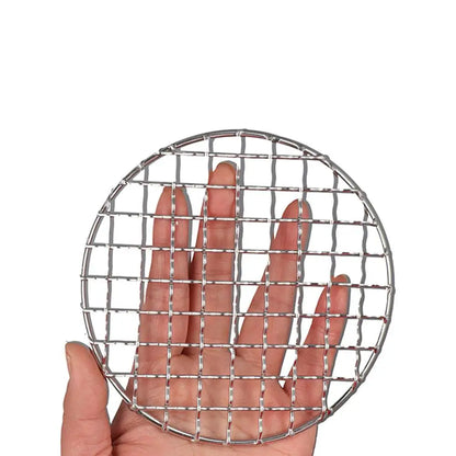 Camping Accessories Grill Accessories Firewood Rack Mat Cooking Mesh Pads Camping Grill Grate Barbecue Net Grilling Fire Rack