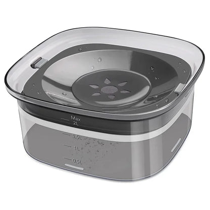 2L Dog Water Bowls Pet  Floating Drinking Bowls Cat Anti Wet Mouth Anti Splash Large Capacity Drinker For Small Mid Large Dog