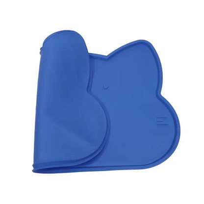 Silicone Pet Feeding Dog Cat Bowl Food Mat Non-Stick Waterproof Pet Food Feeding Pad Puppy Feeder Tray Water Cushion Placemat