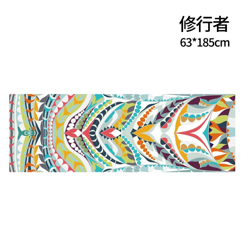 Portable anti-slip Printing Yoga Mat Spread Towels Absorb Sweat Fitness Yoga Towel Yoga Mat Yoga Towel Cooling Towel Ice Towel