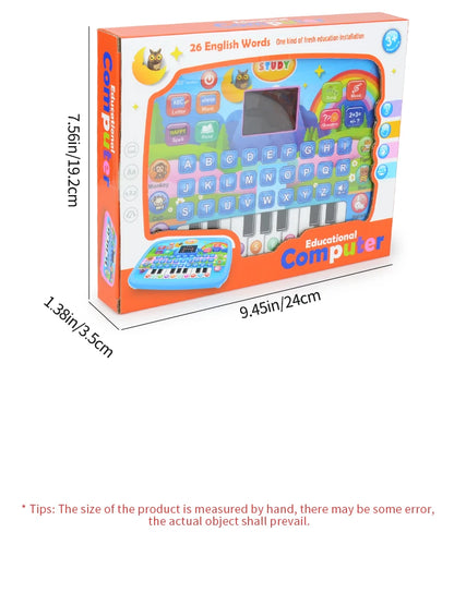 Educational Learning Machine Toys, Electronic Study Game for 3+ Year Old's Girls Boys Gift Birthday Presents Child Kids Computer