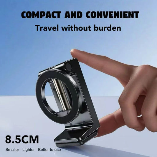 Magnetic Phone Mount Car Phone Holder Mount For Backseat Foldable Smartphones Stand For Calling Navigation GPS Video Recording