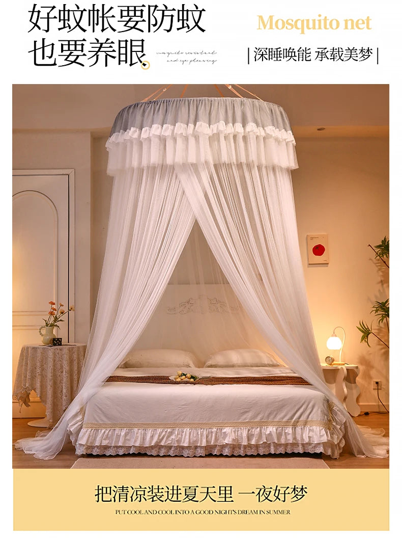 Child Princess bed mosquito net, Dome Bed net Palace Bed Tent Girl bed decoration, child bed and adult bed net