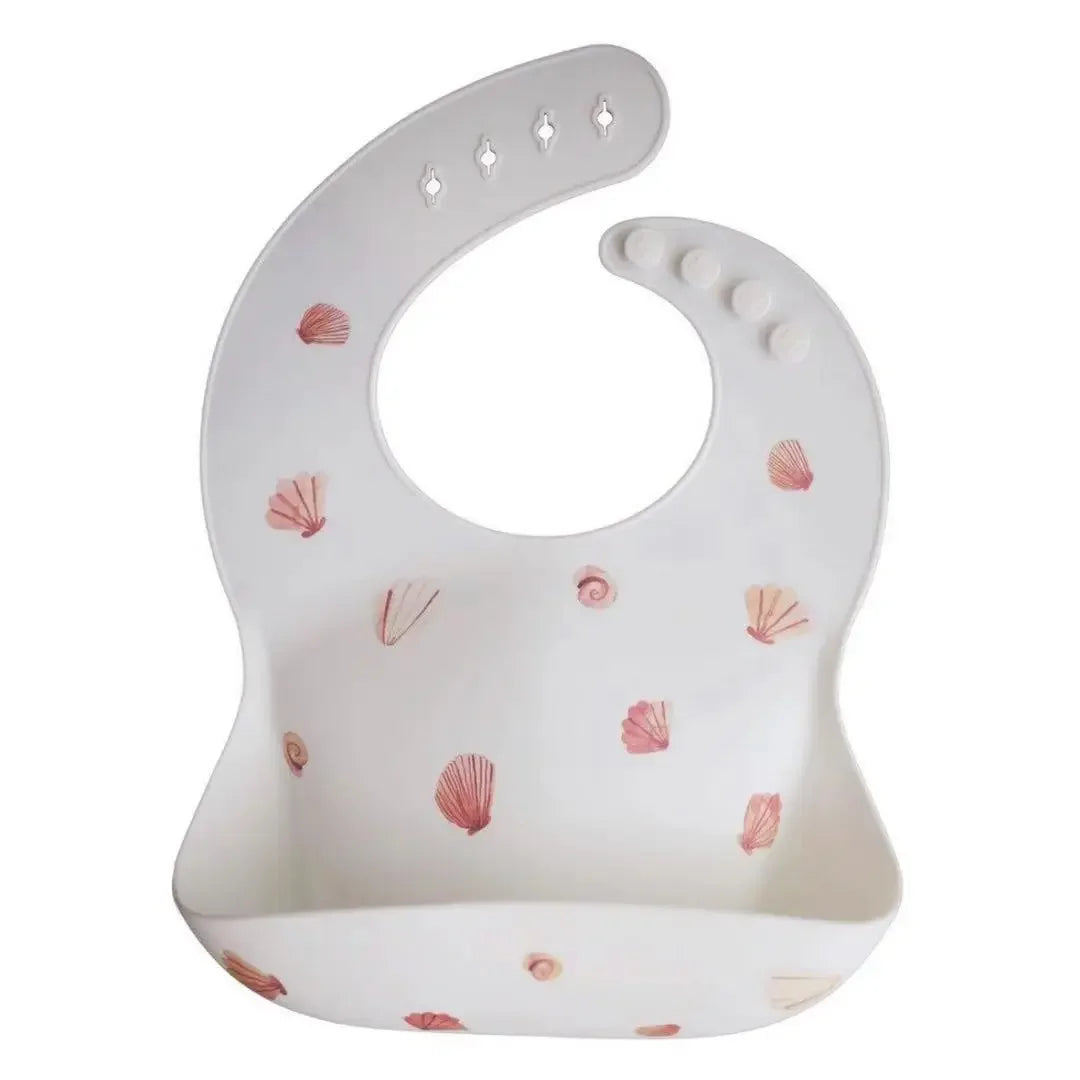 HoneyCherry Baby Silicone Bibs Food Grade Silicone Rice Bibs Complementary Food Bibs Baby Accessories