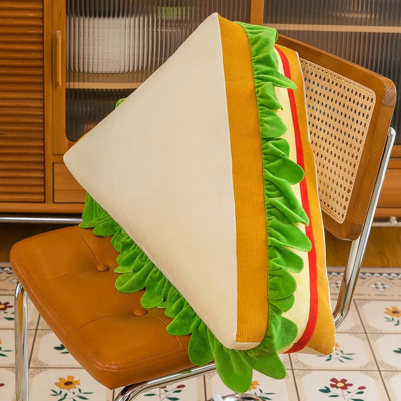 Plush Stuffed Toys Cute and Creative Sandwiches Pillows Toast Bread Children's Sofas Bedside Pillows Large Cloth Dolls Birthday