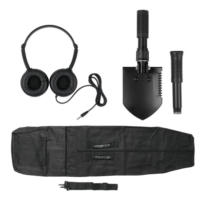 Metal Detector Accessories Includes Headphones for Metal Detecting Collapsible Shovel and Metal Detection Bag for Beach Planting