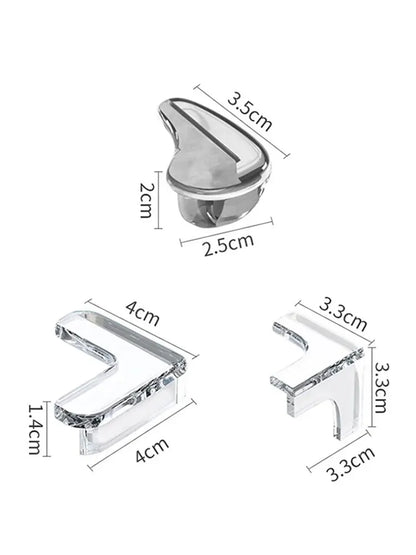 10PCS/4PCS Clear Anti-collision Coffee Table Furniture Corner Protectors Children's Soft Corner Sheathing Living Room Decor