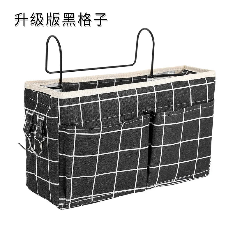 Bedside Caddying Bed Organizer Storage Bag Pocket for Dorm Rooms Rails Bedroom Dorm Kitchen Organization Storage Bag