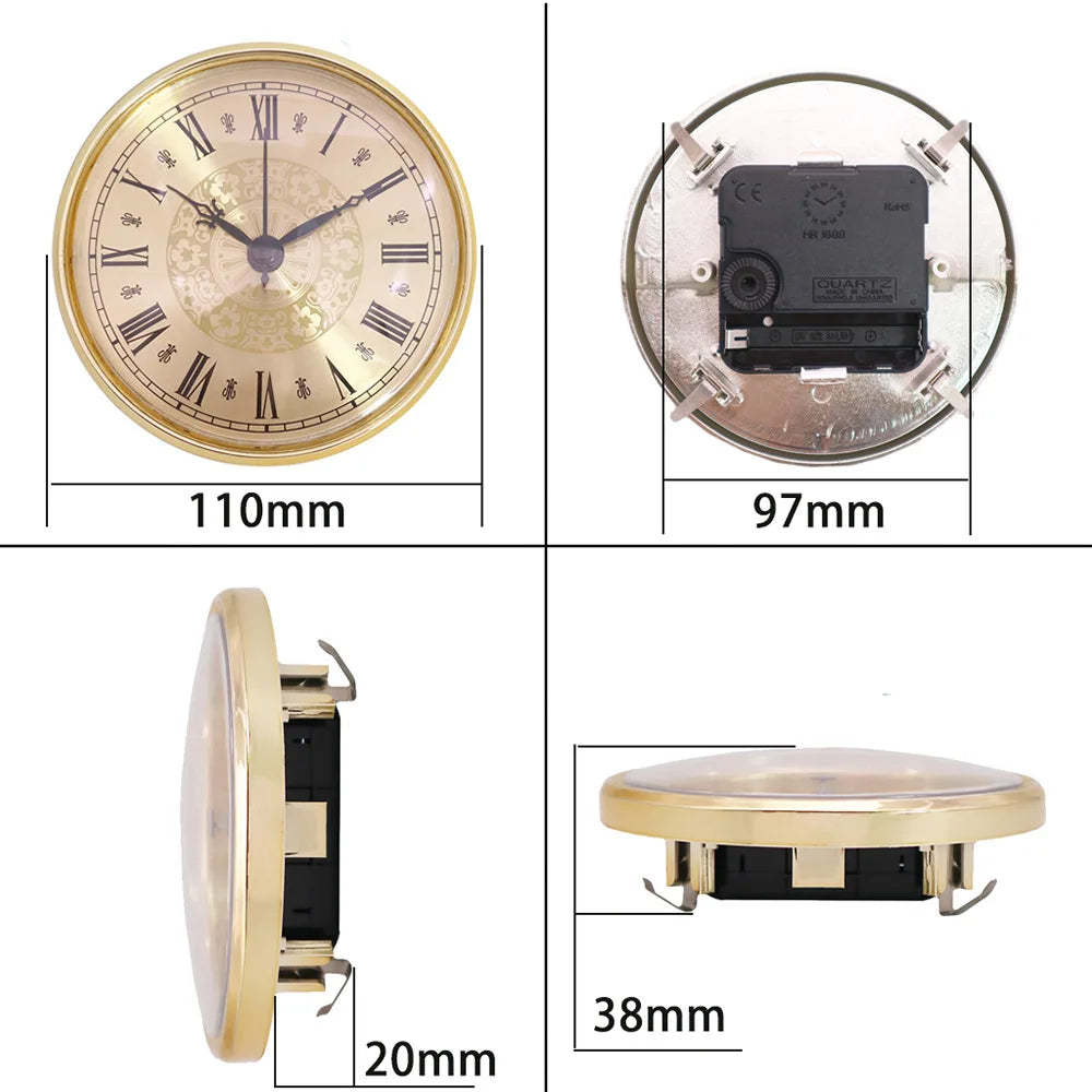 Clock Insert Quartz Clock Mechanism Built in Clock Classic Clock Craft Insert Clocks Movement DIY Table Clock