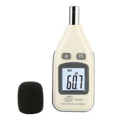 AT21-37MD Noise Measurement Device ABS Sound Pressure Level Meter Noise Meter With Wide Measuring Ranges For Home