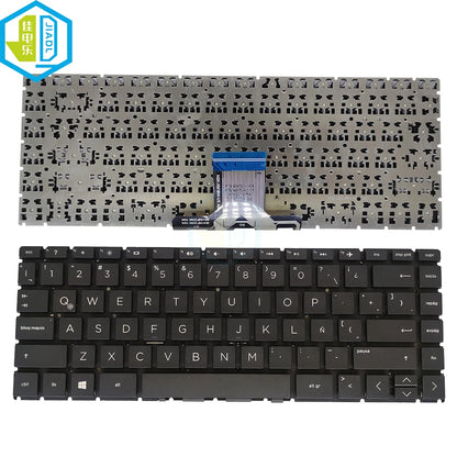 Laptop Latin Fit Spanish Keyboard For HP 240 G7 245 G7 246 G7 14-DK 14-DK0000 14-DK1003DX 14-DQ 14-DQ0000 L15599-151 L23241-161