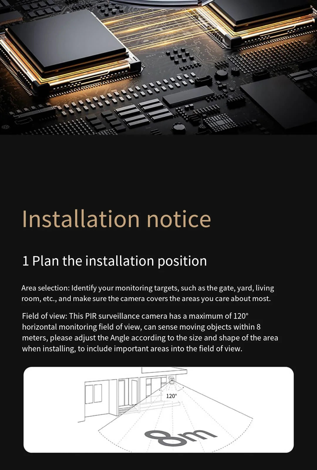 Xiaomi Mijia APP IP67 Waterproof 10000mah Battery Smart Outdoor IP Camera 2.5k HD  Wireless Security Infrared Night Vision Cam