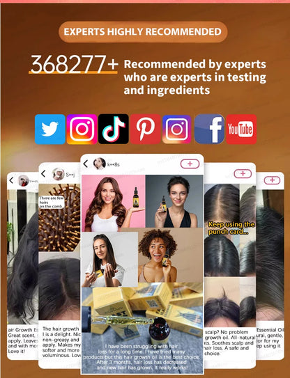 2025 Hair growth oil, repair baldness, hairline, rapid hair growth hair growth oil for men