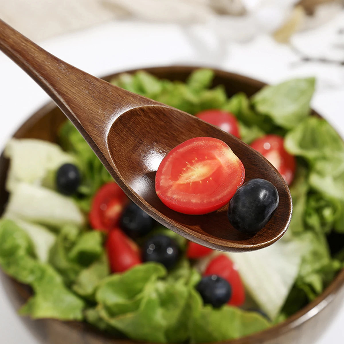 4pcs Small Wooden Spoon Stirring Spoon For Tea Honey Spoon For Coffee Tea Condiments Mini Dessert Spoon Wooden Spoon