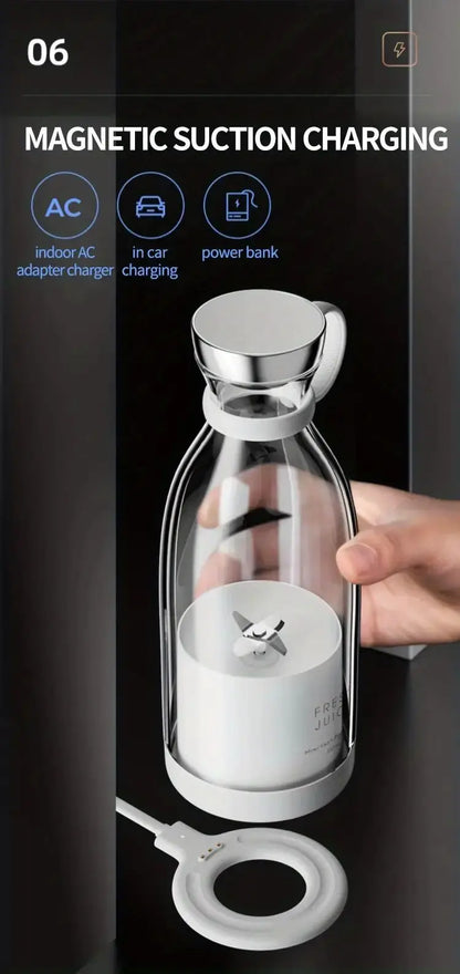 Portable Blender,Fashion Portable Blender for Shakes and Smoothies 11.8 Oz,Magnetic USB Fast Charging Mini Fresh Juice Mixer