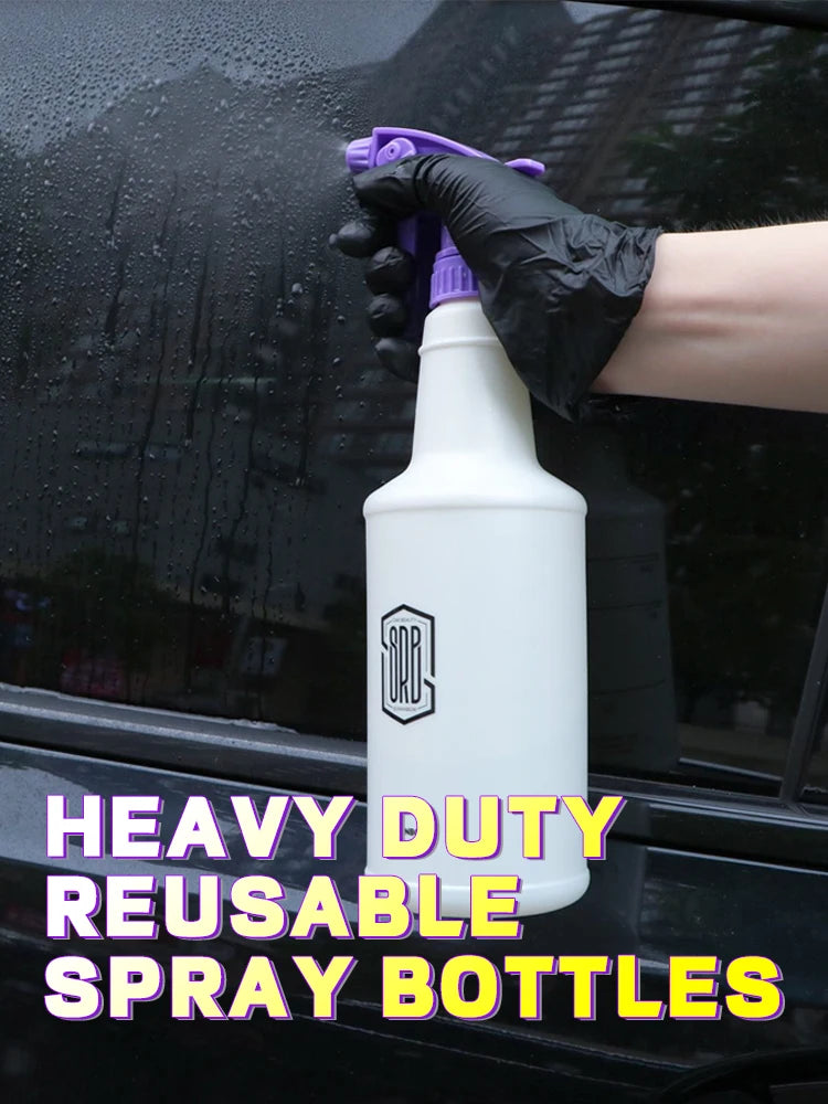 Spray Bottles 26oz/770ml, Refillable Empty Spray Bottles for Cleaning Solutions, Watering Plants, Premium Flex Nozzle, Water Gun