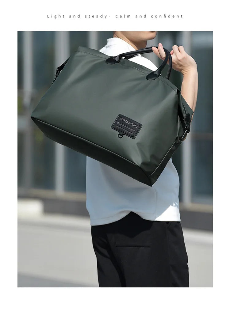 New Travel Tote Men Handbag Oxford Large Capacity Handbags For Men Briefcase Travel Crossbody Bags Waterproof Gym Luggage Bag
