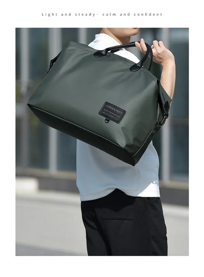 New Travel Tote Men Handbag Oxford Large Capacity Handbags For Men Briefcase Travel Crossbody Bags Waterproof Gym Luggage Bag
