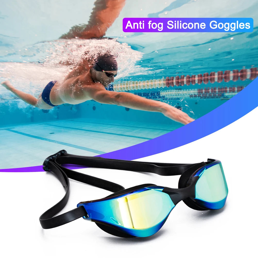 Waterproof Start Swimming Goggles Anti-fog Optical Swimming Binoculars Anti-UV Professional Swimming Goggles Beach Accessories