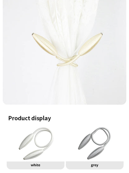 Curtain Buckle Tie Downs No Punch Curtain Tie Downs Curtain Clips Curtain Accessories Simple Curtain Buckle Tie Downs 2pcs