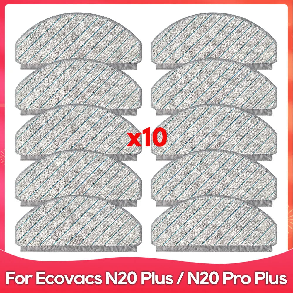 Fit for ( Ecovacs N20 / N20 Plus / N20 Pro Plus / N20+ ) Part Accessory Mop Filter Roller Side Brush Robot Vacuum Cleaner Kit