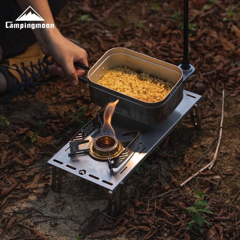 CAMPINGMOON AS-1/AS-ST Outdoor Small Picnic Equipment Alcohol Stove Brass Stove Liquid Alcohol Stove Head Portable Stove