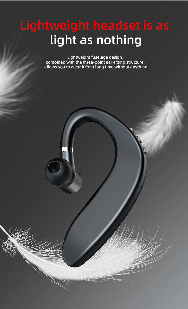 Wiereless5.0 Bluetooth Headset HandsFree Wireless Business Headset Driver Call Sports Headset for Huawei Xiao