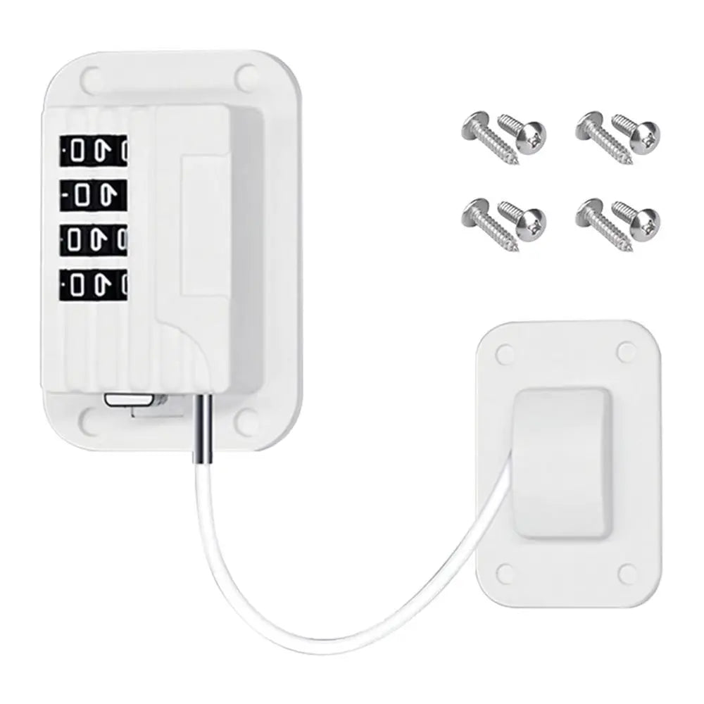 1PC Cabinet Locks With Metal Key or Coded Lock Baby Safety Refrigerator Lock Digital Password Drawers Lock Children Protection