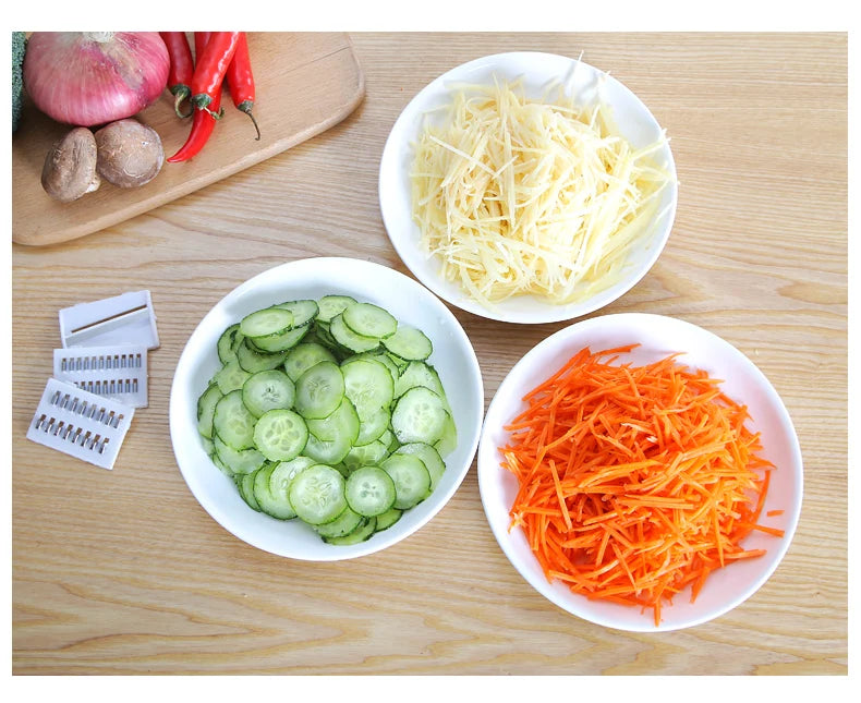 Mixer Food Processor Kitchen Manual Powerful Egg Blender Meat Grinder Vegetable Chopper Shredder Stainless Steel Blade Cutter