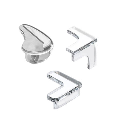 10PCS Clear Anti-collision Coffee Table Furniture Corner Protectors Soft Corner Sheathing Living Room Decor
