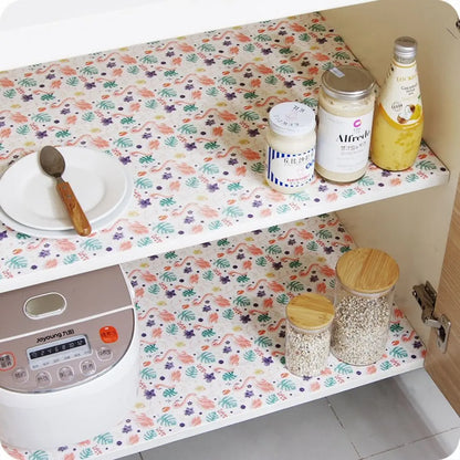 Dust Waterproof Kitchen Accessories Cupboards Closet Shelf Liners Pad Paper Table Mat Cupboard Placemat Cabinet Mat