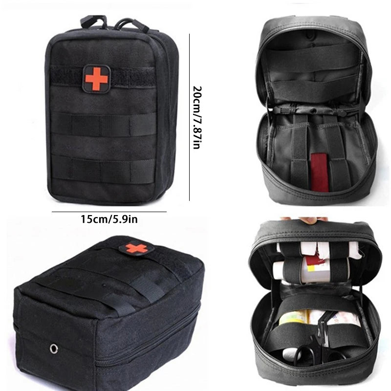 The ultimate First aid kit - emergency gear, outdoor camping essentials, car emergency kit can be used for any occasion