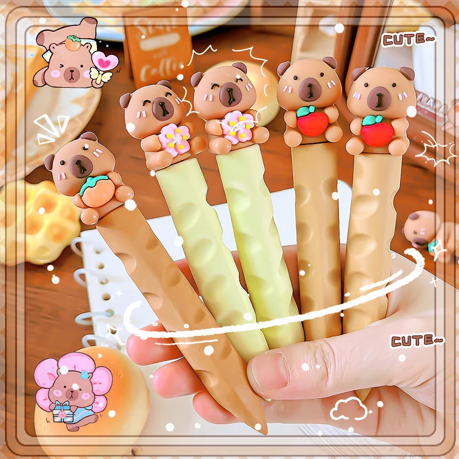 school teacher gift back to school supplies Aesthetic cute stationery Kawaii object funny erasers capybara rubber cute things