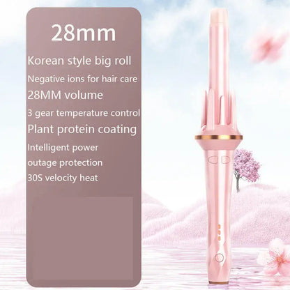 Automatic Rotating Curling iron PTC heated Professional Curling iron Portable Air rotating negative ion wave curling iron