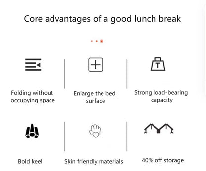 Four fold bed office nap bed nap tool factory directly operated office nap bed carrying wheeled marching bed