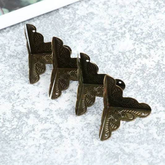 30 Pcs Corner Guard Hardware Vintage Protector Retro Protectors Furniture Bumpers