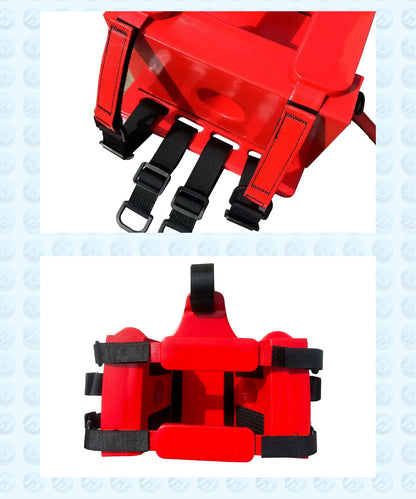Head stabilizer, swimming pool emergency rescue equipment, shovel stretcher, cervical spine water rescue, spinal plank stretcher