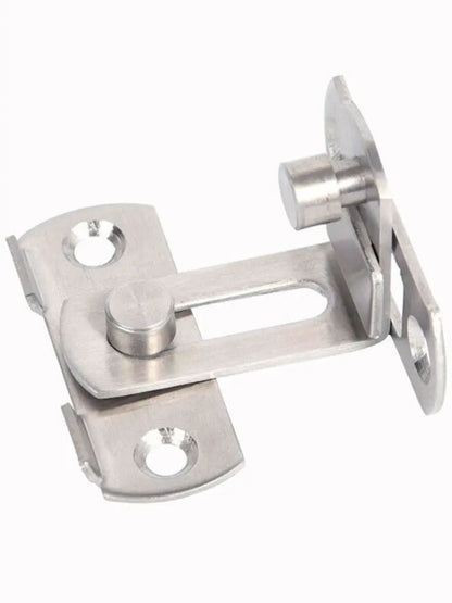 Door Latch Doors Lock 3Inch 90Degree Right Angle Door Latch Buckle Hasp Sliding Lock Barrel Bolt Hardware Safety Door Bolt