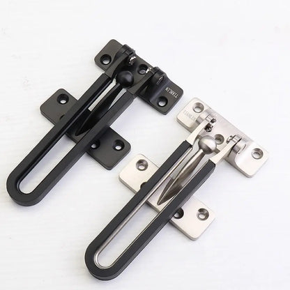 Durable Zinc Alloy Sliding Door Catch Solid Bolt Mute Door Buckle Anti-rust Security Door Hasp Bedroom