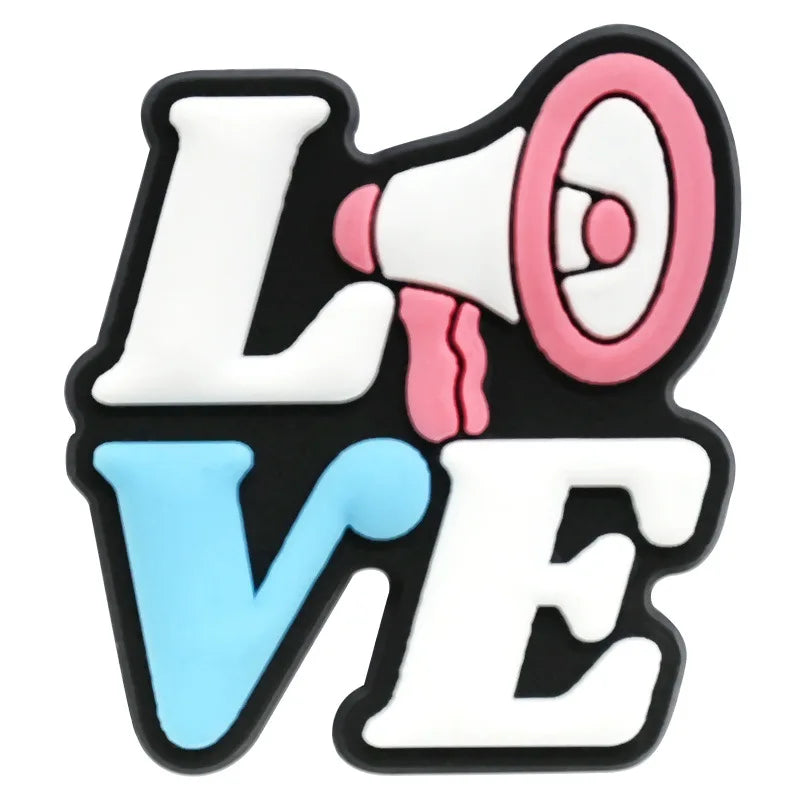 Cute Cheerleading Shoe Charms Decoration for Crocs Pin Accessories Charms Bracelet Wristband DIY Shoe Party Gifts