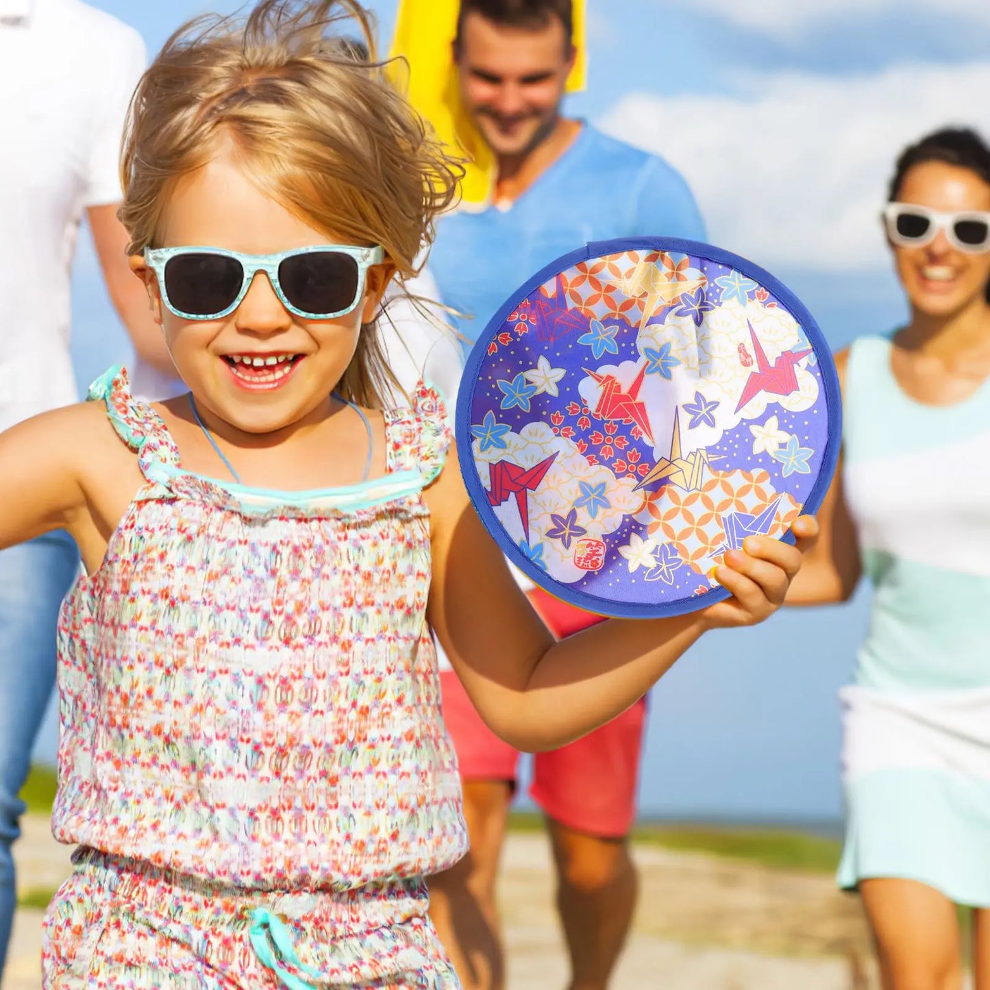 4Pcs Colorful Dance Party Fan Prop Children Circular Fan Children Fan for Kids Children Wedding Performance