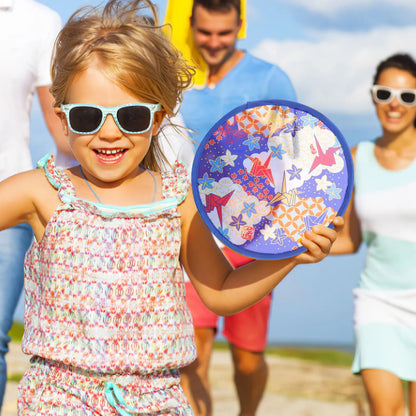 4Pcs Colorful Dance Party Fan Prop Children Circular Fan Children Fan for Kids Children Wedding Performance