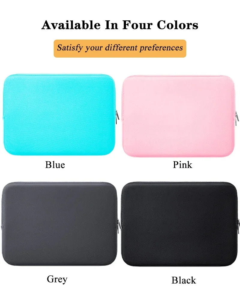 Laptop Bag 11 12 13 15 15.6 Inch Laptop Case Soft Bag Office Travel Business For Xiaomi Lenovo Hp Dell Computer Case Macbook Air
