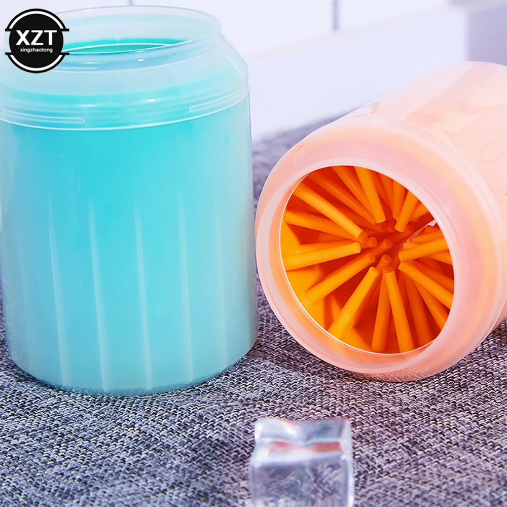 New Portable Outdoor Pet Foot Washer Paw Clean Brush Dog Paw Cleaner Cup Soft Silicone Combs  Quickly Wash Foot Cleaning Bucket