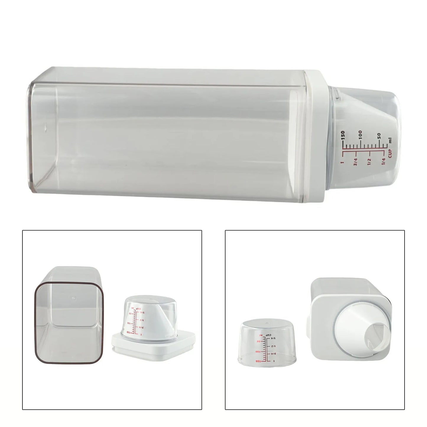 1PC High Quality Laundry Detergent Dispenser For Laundry Detergent Powder Kitchen Plastic Airtight Food Storage Containers