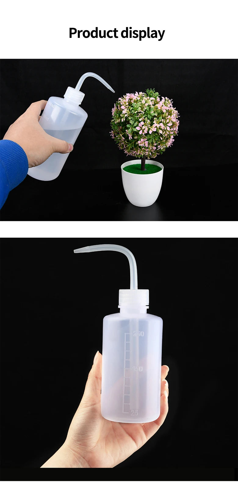 150/250 / 500mL Water Beak Pouring Kettle Tool Succulents Plant Flower Watering Can Squeeze Bottles with Gardening Tools Garden