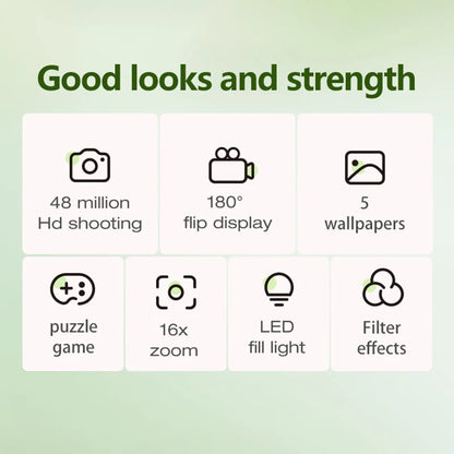 4K Digital Camera 6400w HD Flip Screen Camera Digital Camera Card Camera Shooting Camera Student Entry-level CCD Camera