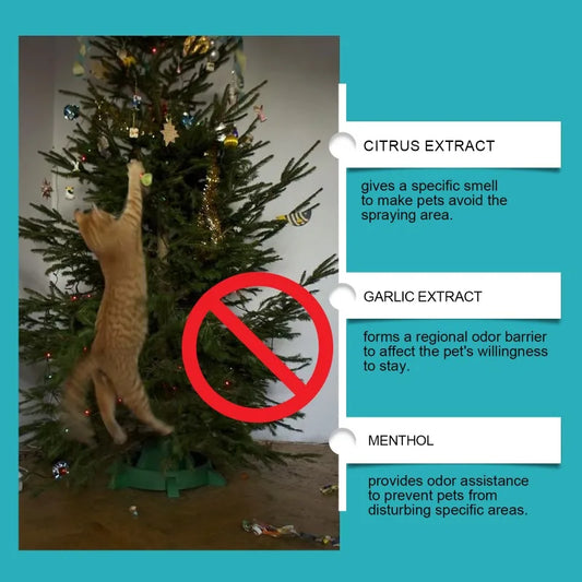 Advanced Pet Scratch Repellent Spray Safe for Cats Dogs Protects Furniture Carpets Drapes Bitter Formula Stops Scratching