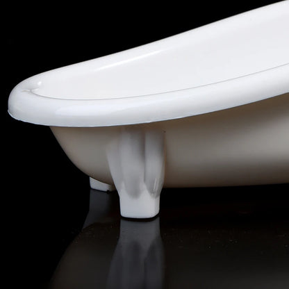 Dollhouse Miniatures Bathtub Furniture Bathroom Accessories Kids Pretend Toy